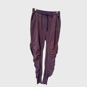 Free People Movement Hot Shot Shirred Pants. Size XS. Purple. EUC